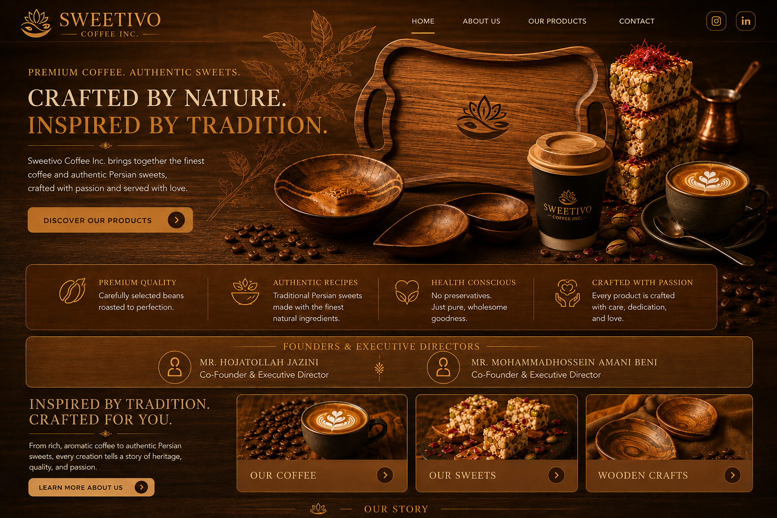 Sweetivo Homepage